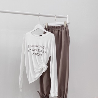 SET ÁO PULL IN CHỮ MIX QUẦN BOMBER