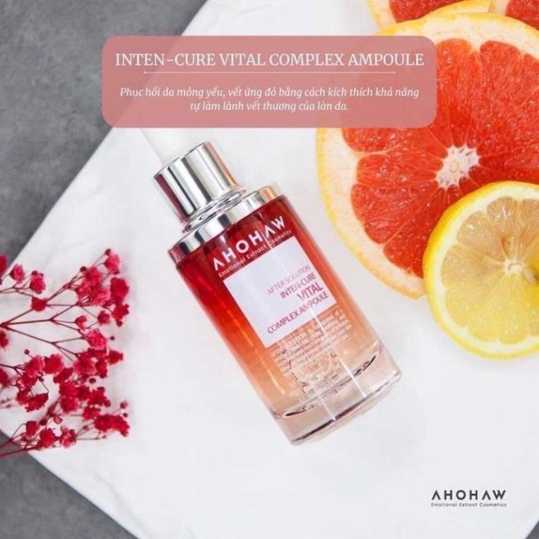 Serum Vital Ahohaw dưỡng trắng da, cấp ẩm cho làn da mềm mại Inten- Cure Vital Complex Ampoule 150ml