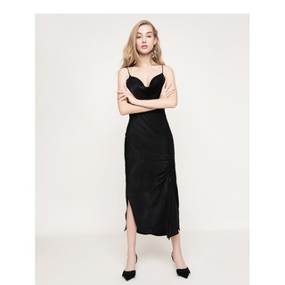 Giày mules nơ mũi nhọn gót vuông 3cm