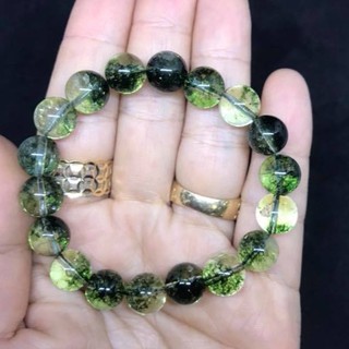 VÒNG TAY ƯU LINH XANH RÊU 10LY