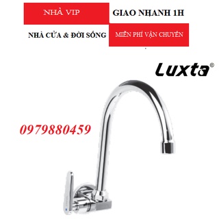 Vòi rửa chén âm tường luxta l3106t3, bảo hành 3 năm