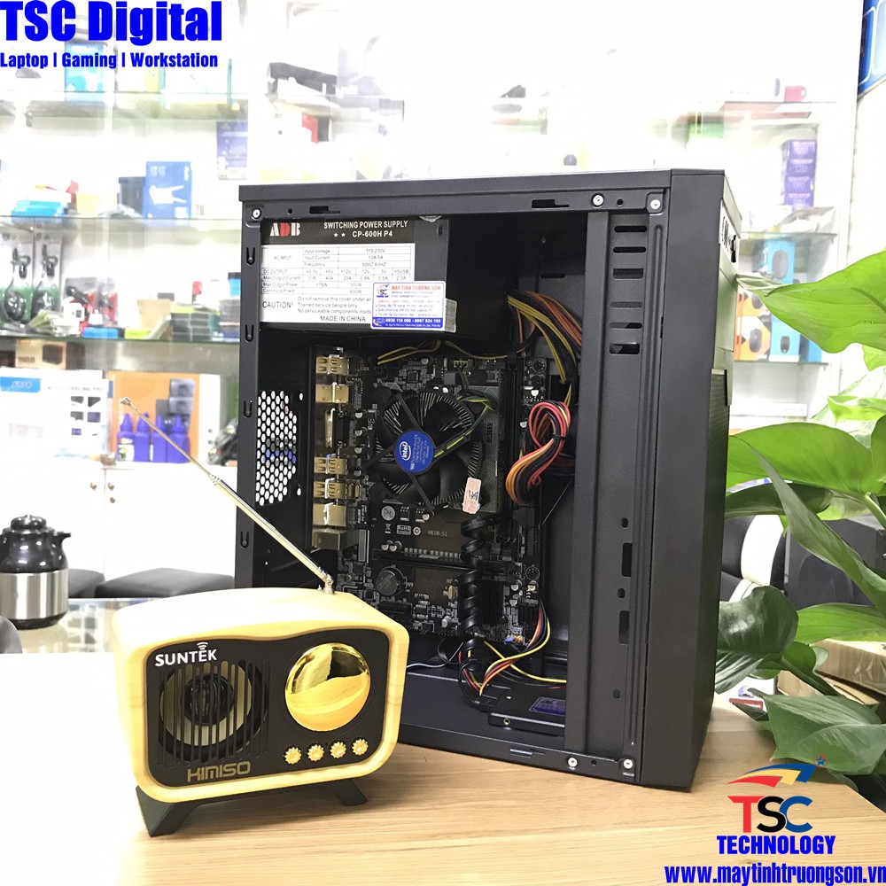 Case Máy Tính Để Bàn Core i3-2100/ 4Gb/ Mainboard H61 LGA1155 | Thích Hợp Văn Phòng, Giải Trí, Chơi Game Nhẹ