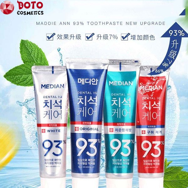 ❣️ Kem Đánh Răng MEDIAN [BEST SELLER] Trắng Sáng Chuyên Nghiệp 93% Toothpaste Hàn Quốc 120g ❣️