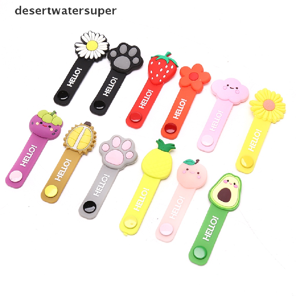 Dụng Cụ Quấn Bảo Vệ Dây Cáp Hình Trái Cây Dễ Thương