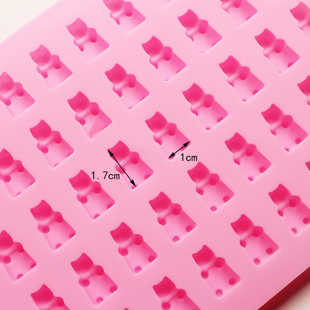 Khuôn Silicone Làm Bánh Kẹo 50 Ô Hình Gấu Đáng Yêu