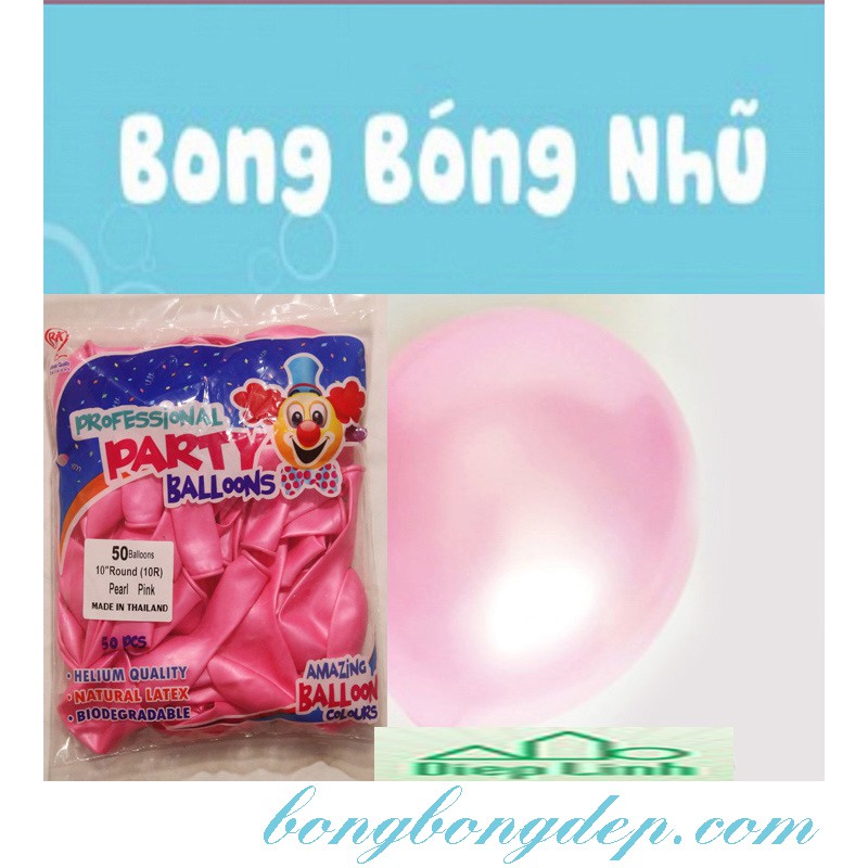 BONG BÓNG NHŨ THÁI LAN BỊCH 50 CÁI- TRANG TRÍ SINH NHẬT