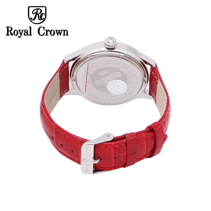 Đồng Hồ Nữ Chính Hãng Royal Crown 6118M Dây Da Đỏ