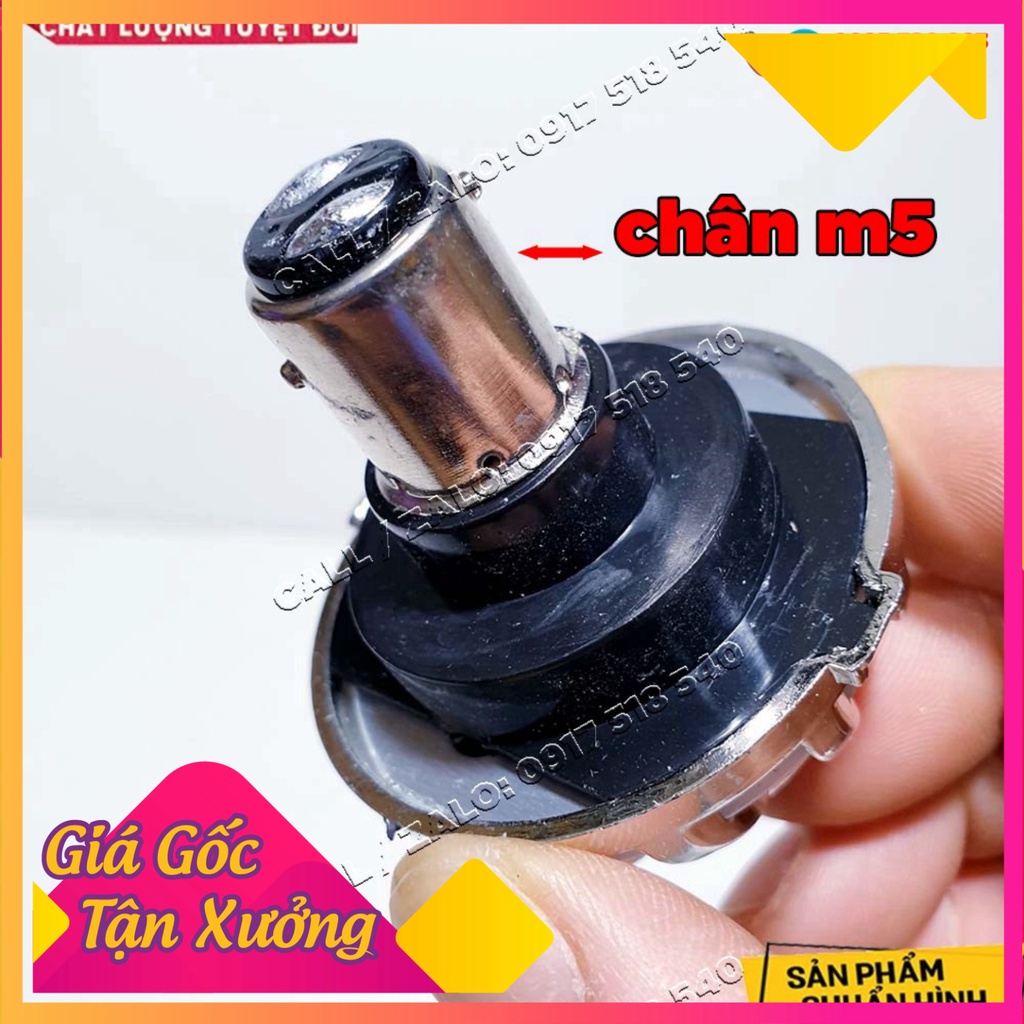 Đèn Hậu Bi Cầu Viền 7 Màu Lắp Wave - Dream - Sirius, Raider ( chân M5 ) (Ảnh Sp thật)