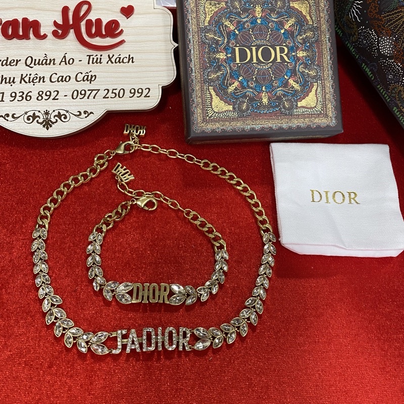 Bộ vòng cao cấp Dior full hộp_ảnh thật