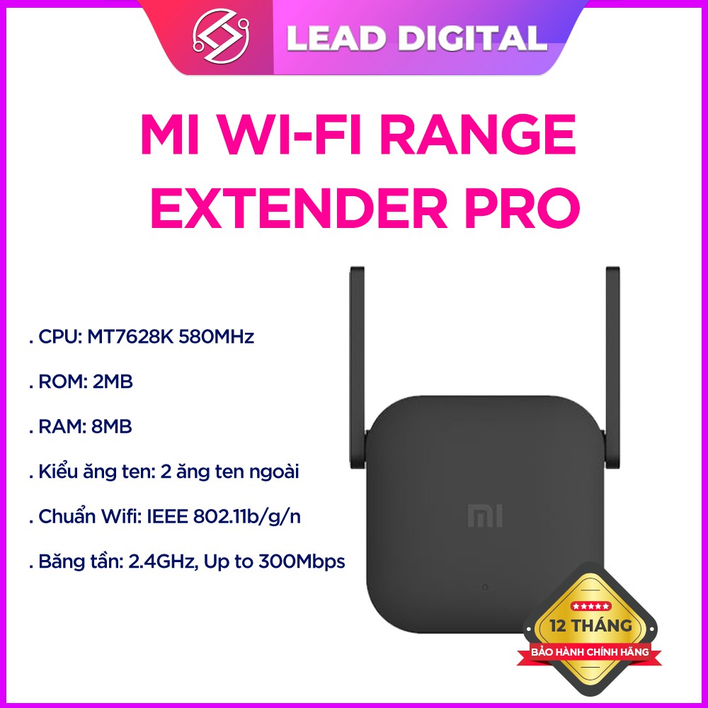 Thiết Bị Kích Sóng Mi Wi-Fi 2 Ăng ten Range Extender Pro, hỗ trợ băng tần 2.4GHz - BH 6 tháng | BigBuy360 - bigbuy360.vn