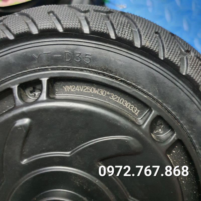 Động cơ không chổi than 24v 250w 8 inch chế xe scooter điện