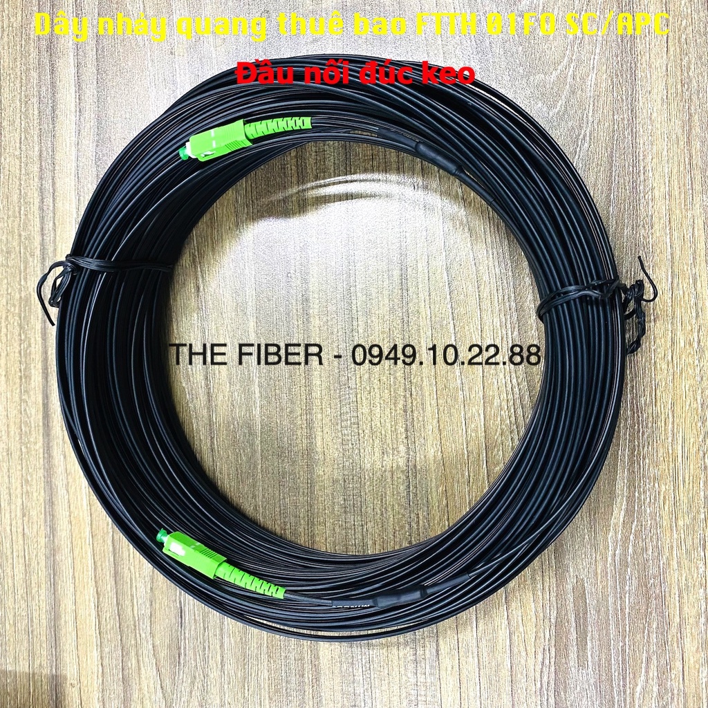 Dây nhảy quang thuê bao FTTH 01FO SC/APC-SC/APC - Chiều dài theo yêu cầu
