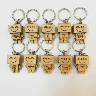 Móc khóa người gỗ Danbo 15k