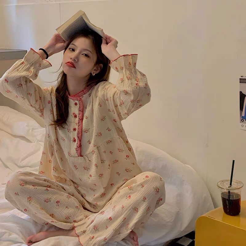 BỘ MẶC NHÀ BÈO HOA DỄ THƯƠNG
