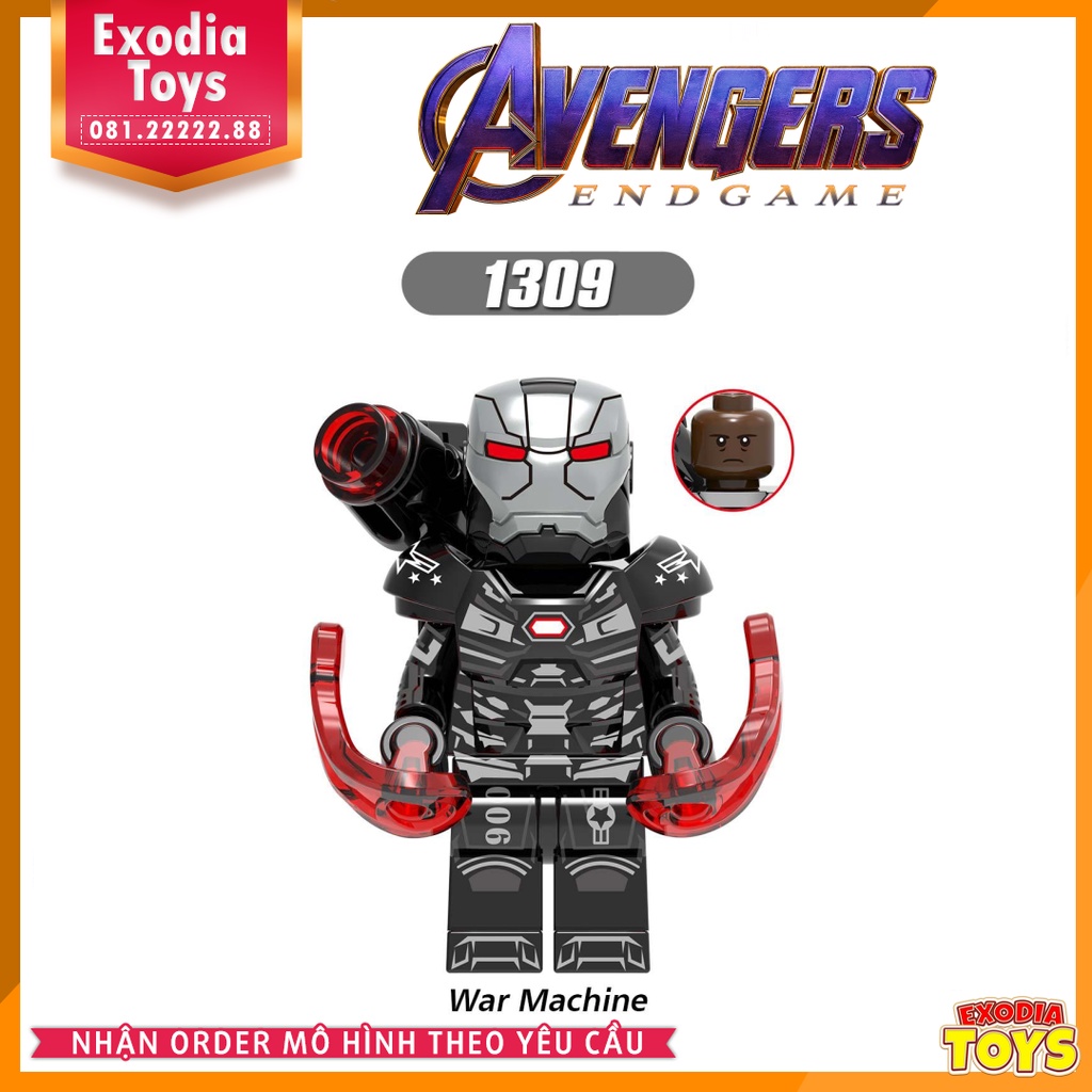 Xếp hình Minifigure Marvel Biệt đội siêu anh hùng Avengers Endgame - Đồ Chơi Lắp Ghép Sáng Tạo - XINH X0263