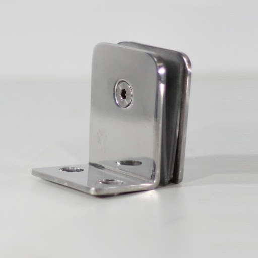 KẸP ĐỊNH VỊ 90 ĐỘ TƯỜNG KÍNH ⚡FreeShip⚡ KẸP TƯỜNG KÍNH INOX 304 PHỤ KIỆN CẦU THANG LAN CAN VÀ CABIN | BigBuy360 - bigbuy360.vn