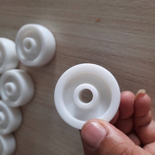 Con lăn nhựa phi 49 trục 10 mm