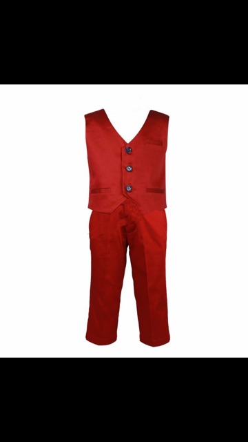 Bộ Vest bé trai, gồm 2 món ghi lê và quần, giá 398 giảm 50% còn 199 k