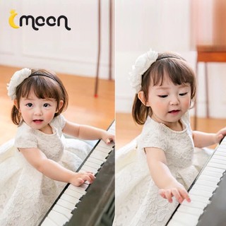 Váy gấm nơ lưng cho bé gái