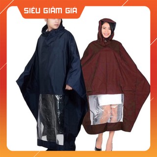 Áo Mưa➤Áo mưa đi xe máy, Áo Mưa Cánh Dơi Vải Dù Siêu Dai Loại Trơn➤Áo mưa dễ dàng giũ sạch nước nên không bị hôi hay ẩm