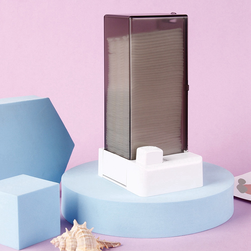 Hộp Đựng Bông Tẩy Trang Tự Động Chống Bụi [Dolity2]