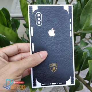 Miếng Dán Mặt Lưng Iphone Giả Da Full Viền