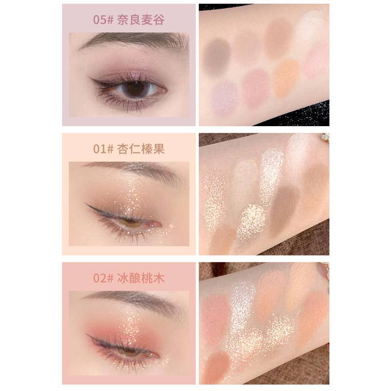 Bảng phấn mắt 7 màu tông đất lấp lánh