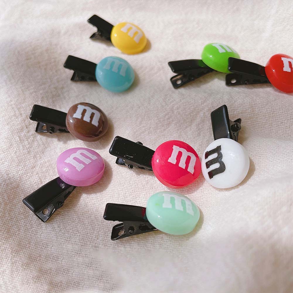 Set 5 / 10 Kẹp Tóc Hình Chữ M Đơn Giản Dễ Thương Phong Cách Hàn Quốc Cho Nữ