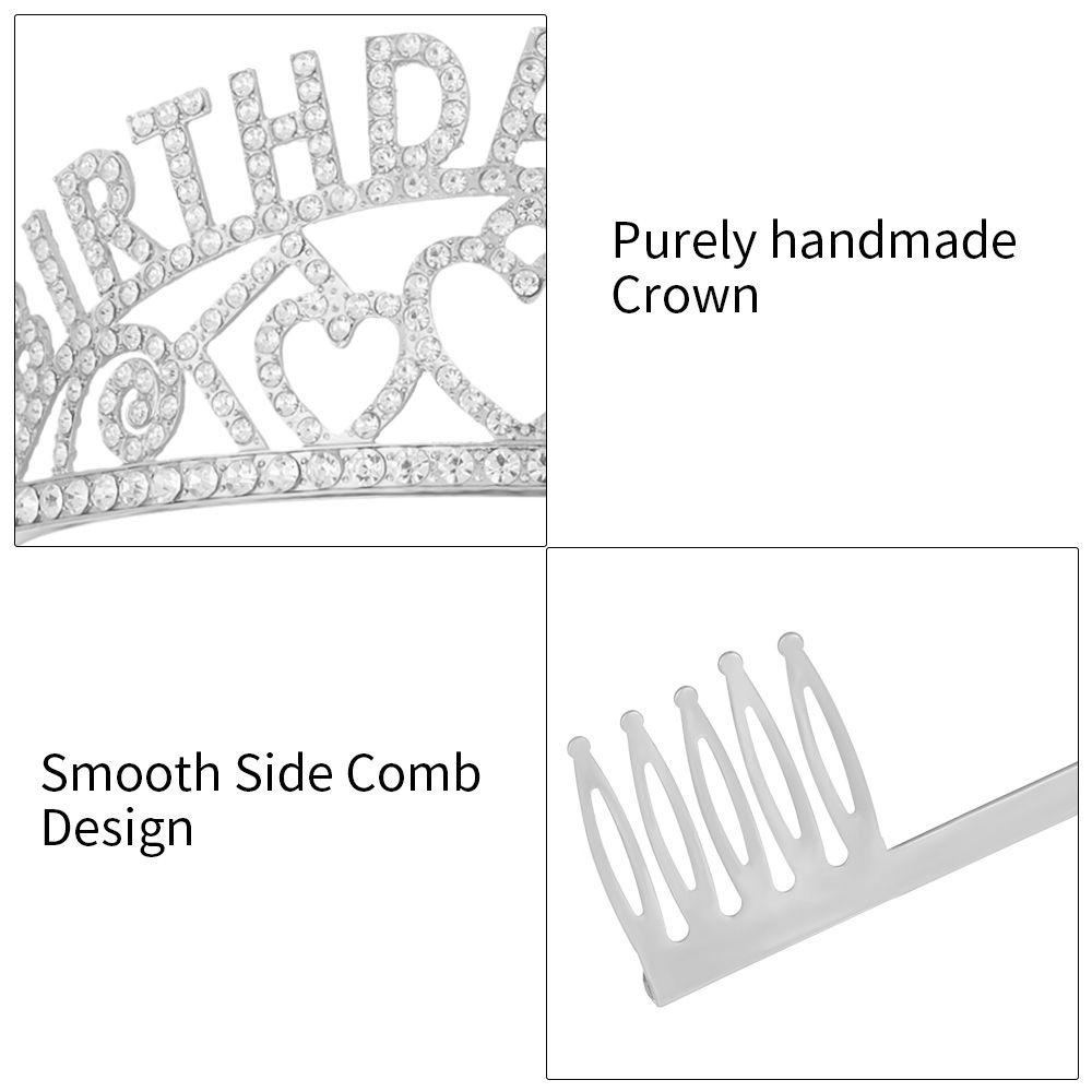 Vương Miện Công Chúa Handmade Xinh Xắn|Vương Miện Kim Tuyến Lấp Lánh