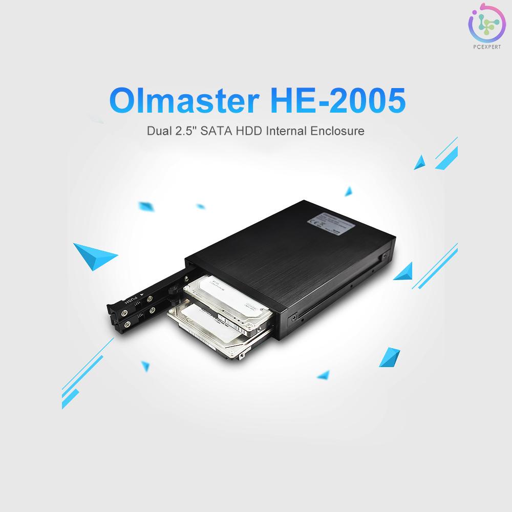 Hộp Đựng Ổ Cứng Hdd Oimaster He-2005 2.5 "Sata Hdd 3.5" Kèm Đèn Led Ốp | BigBuy360 - bigbuy360.vn