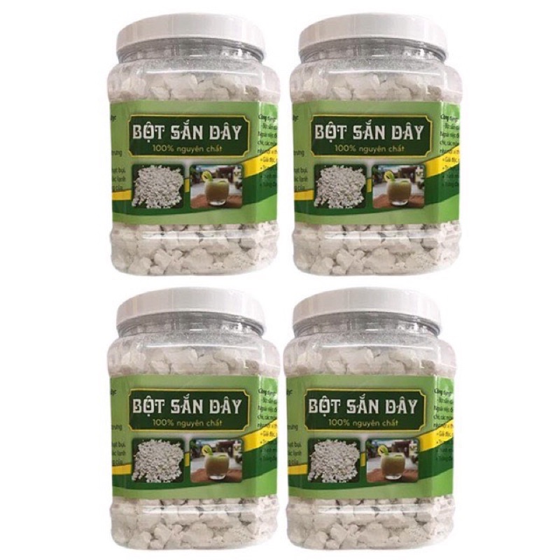 Hộp 500gr Bột sắn dây đóng hộp thơm ngon nguyên chất