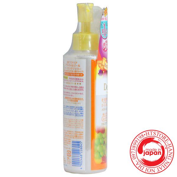 Gel tẩy tế bào chết Detclear MEISHOKU (hương trái cây) 180ml