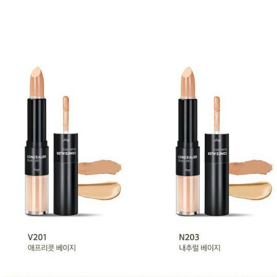 Kem Che Khuyết Điểm 2 Đầu The Face Shop Concealer Dual Veil