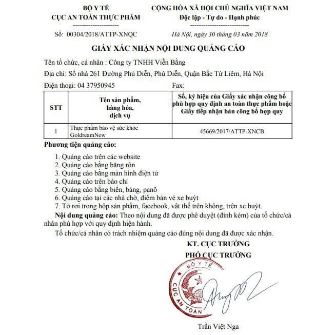 GOLDREAM NEW - HÀNG CHÍNH HÃNG - HỖ TRỢ CẢI THIỆN CHỨNG MẤT NGỦ KINH NIÊN