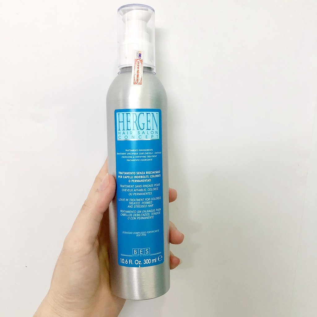 Dầu xả dành cho tóc đã qua xử lý hóa chất ( nhuộm, uốn ép tóc ) Bes Leave In Treated 300ml