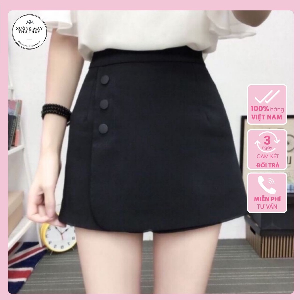Quần váy phối 3 cúc siêu hot