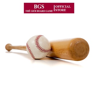 Combo Gậy Bóng Chày Gỗ + Quả Bóng Chày Da Chuyên Nghiệp