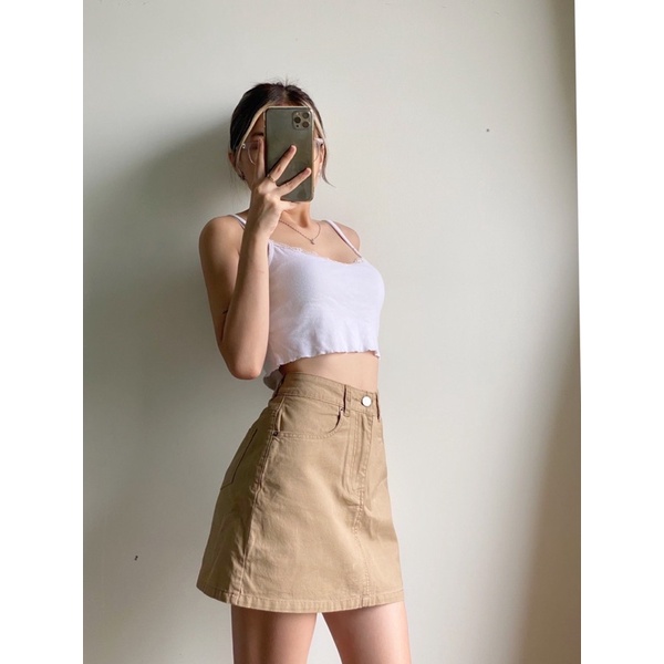 Chân váy kaki có lót quần