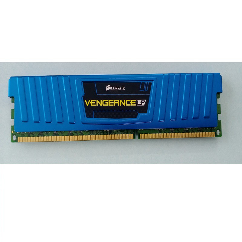 Ram PC DDR3 4Gb bus 1333 overclock 1600, ram tản nhiệt bộ hiệu Corsair VENGEANCE LP, tháo máy chính hãng, bảo hành 3 năm