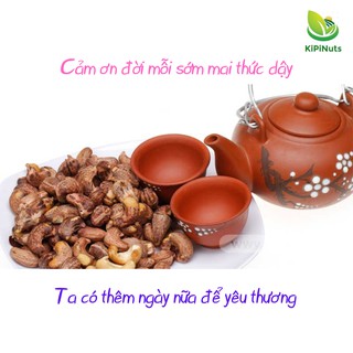 Hạt điều rang muối Bình Phước nguyên hạt có vỏ lụa (hộp 500gr)