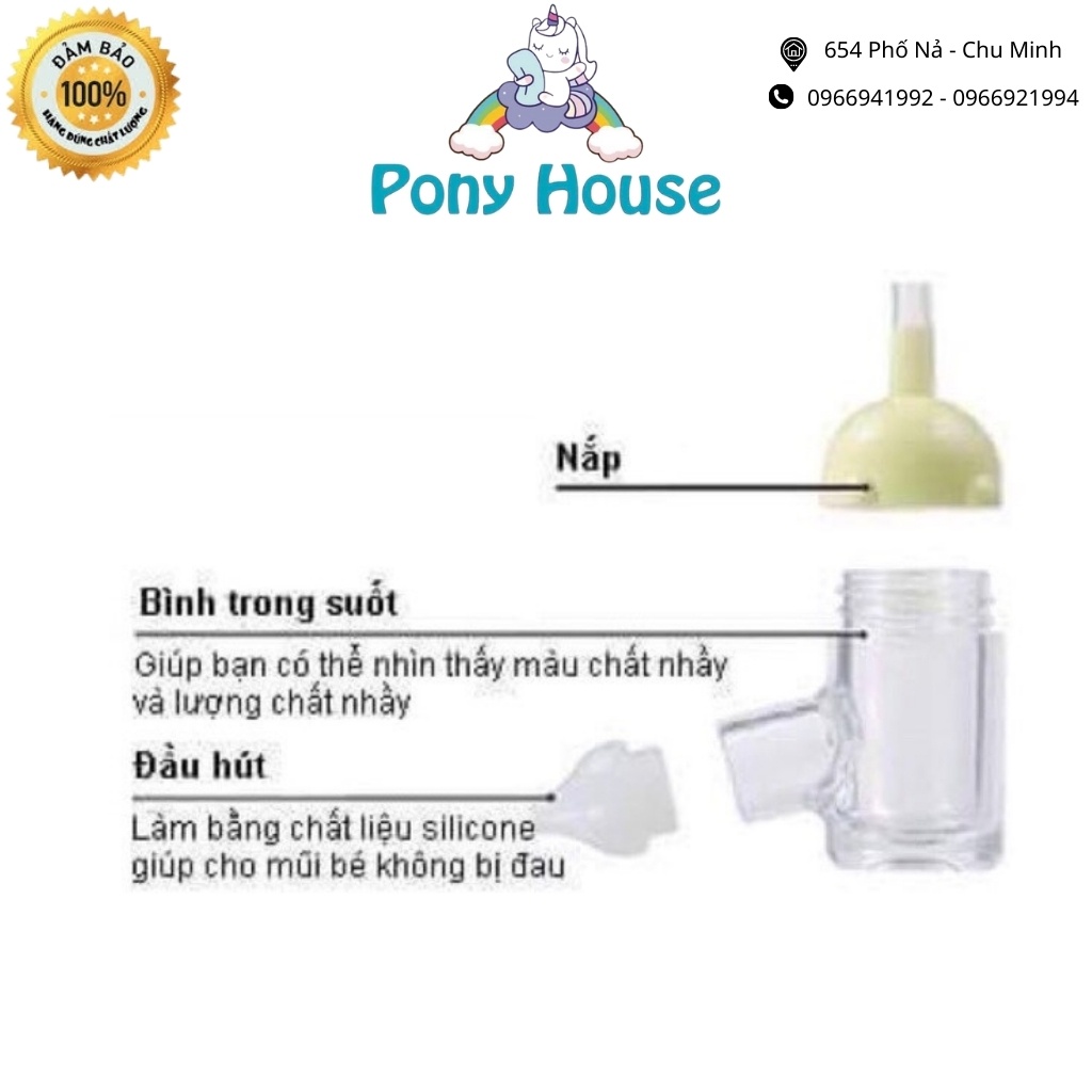 Hút Mũi Richell Nhật Bản - Dụng Cụ Hút Mũi Cho Bé Từ Sơ Sinh (Chính Hãng)