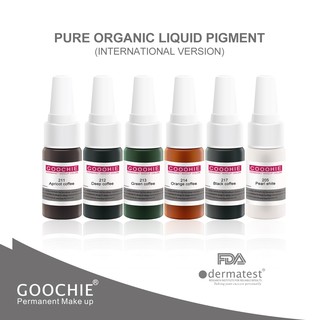 Mực xử lý trổ xanh đỏ chân mày phai hỏng khử thâm trong phun xăm thẩm mỹ GOOCHIE