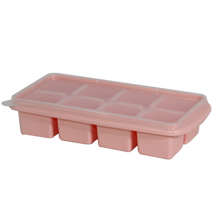 Khay Làm Đá 8 Viên Có Nắp Đậy Nhựa Việt Nhật 6932