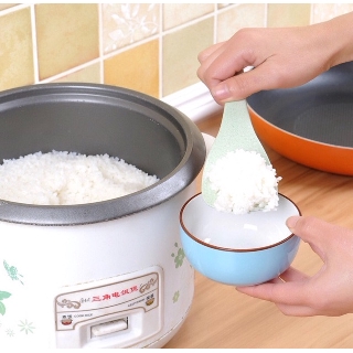 Combo 2 Muỗng Múc Cơm Lúa Mạch Chống Dính