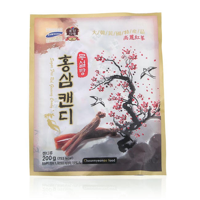 Kẹo sâm không đường 200g