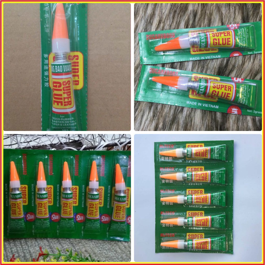 Keo dán đa năng Super glue siêu dính , hàng chuẩn 100%