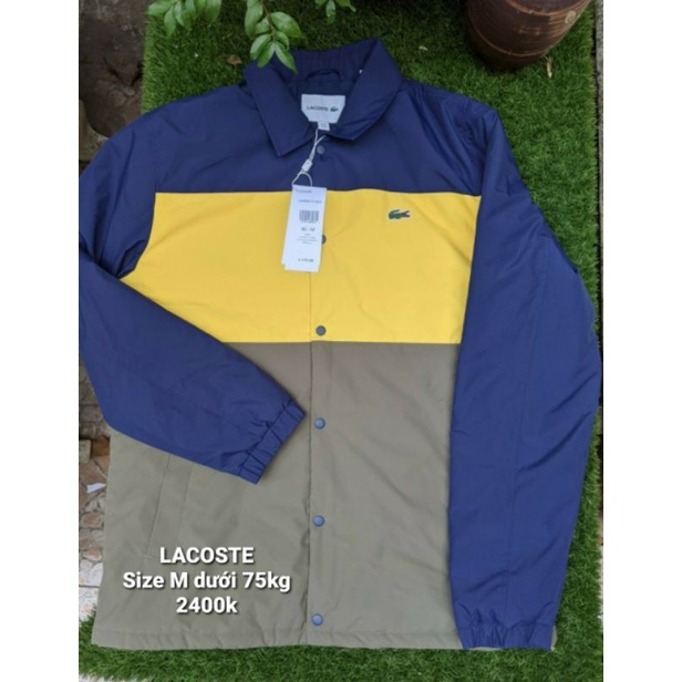 Áo khoác Nam Lacoste Men’s Colorblock Water-Resistant Quilted Overshirt