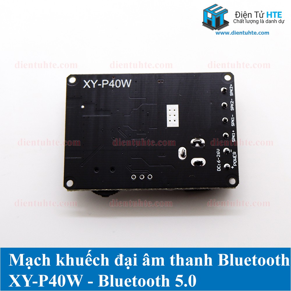 Mạch Khuếch đại âm thanh Bluetooth 5.0 XY-P40W [HTE Quy Nhơn CN2]