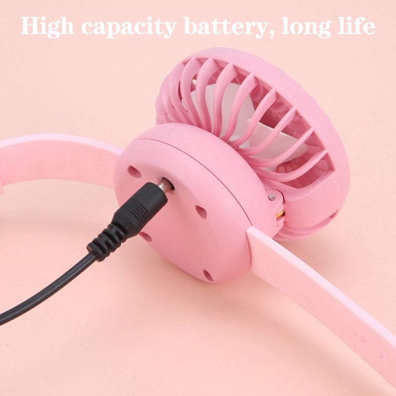 Quạt Mini Sạc USB Hình Đồng Hồ Đeo Tay Tiện Dụng