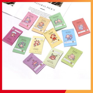 Túi Thơm Mini 12 Cung Hoàng Đạo Chống Mốc Để Tủ Quần Áo, Giày Dép (Mẫu Ngẫu Nhiên)